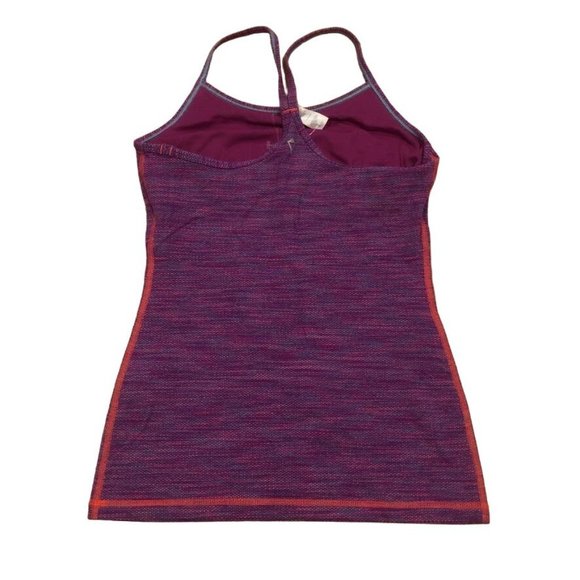 Ivivva Racerback Tank Top Purple Pink Size 14 Kids Tween Workout Lululemon Gym - Picture 2 of 4